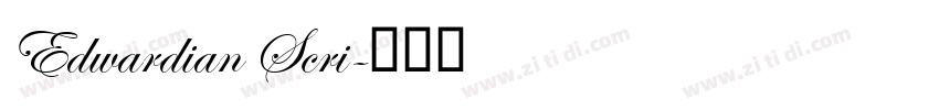 Edwardian Scri字体转换